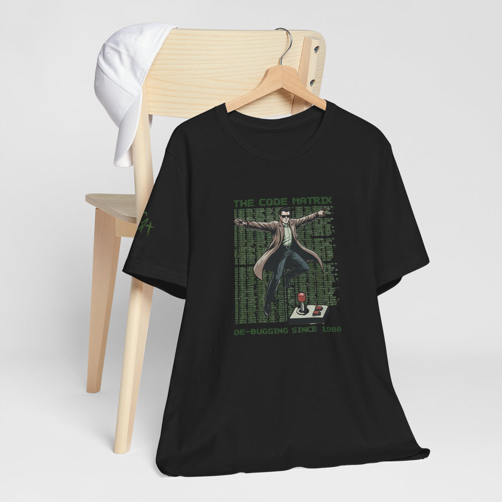 The Code Matrix Debugging Tee | Retro Cyber Hacker T-Shirt | Programming Humor Shirt | Bella Canvas 3001 | Season1+