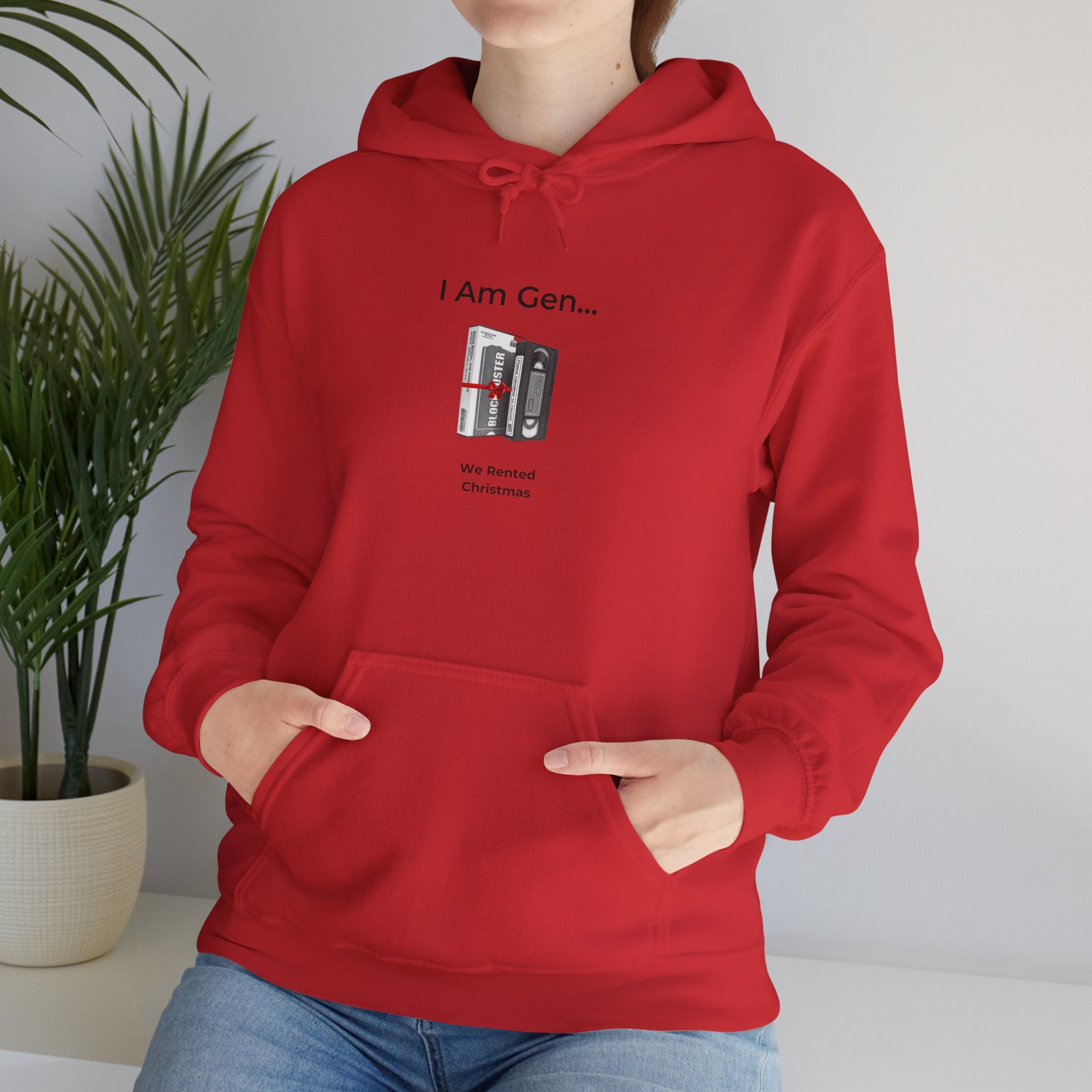 "I Am Gen..." Christmas Hoodie | Millennial Blockbuster Nostalgia Sweatshirt | We Rented Christmas Gift