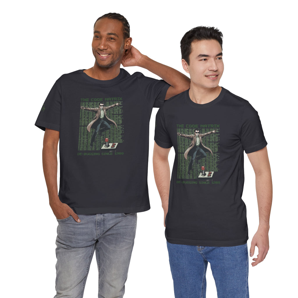 The Code Matrix Debugging Tee | Retro Cyber Hacker T-Shirt | Programming Humor Shirt | Bella Canvas 3001 | Season1+