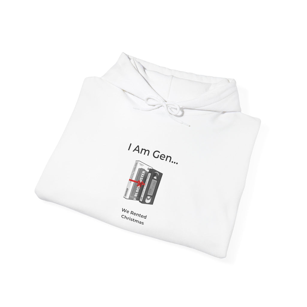 "I Am Gen..." Christmas Hoodie | Millennial Blockbuster Nostalgia Sweatshirt | We Rented Christmas Gift