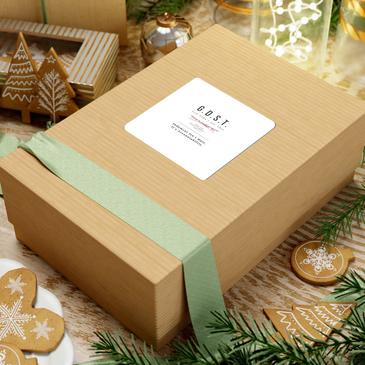 G.D.S.T. "Don't Judge Me" Sticker | Righteous Judgment John 7:24 | Christian Accountability