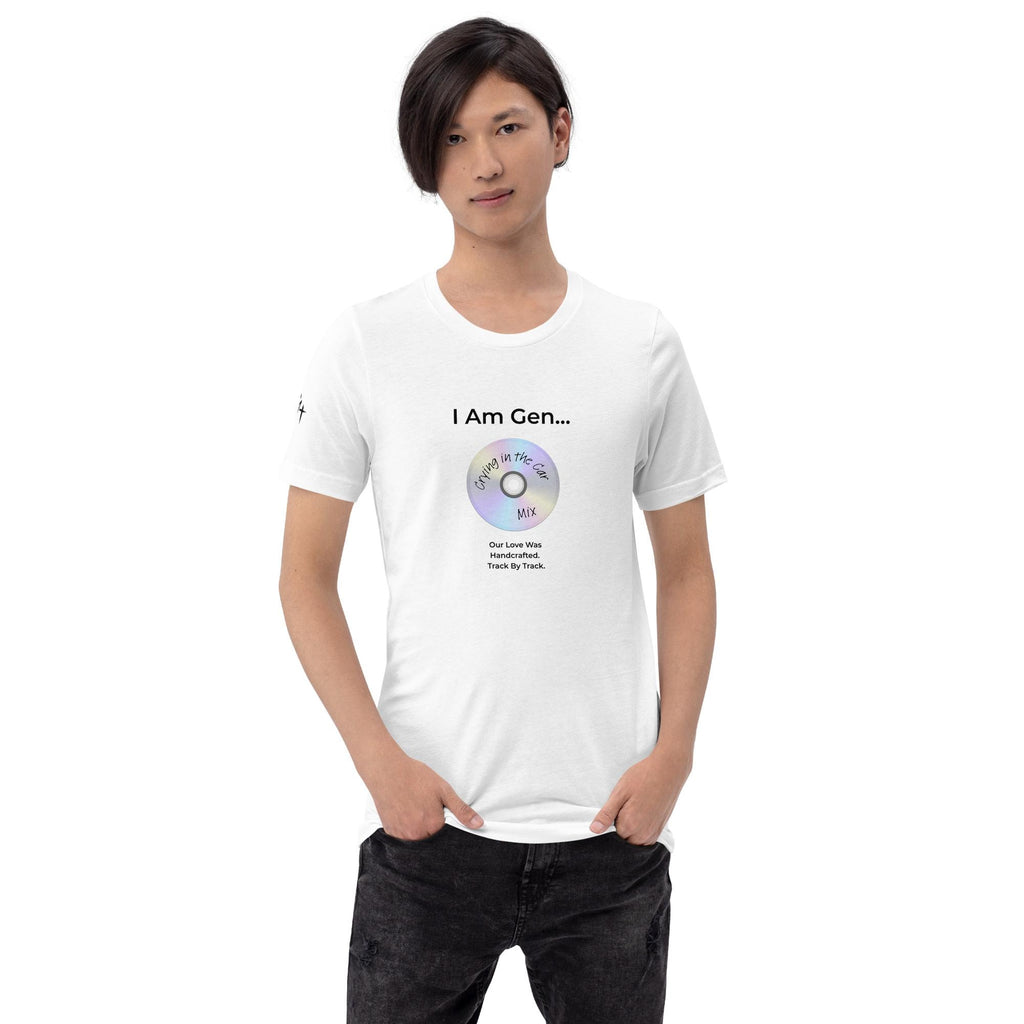 I Am Gen… Crying in the Car Mix T-Shirt | Handcrafted Love CD Nostalgia Tee | Bella Canvas 3001 | Season1+