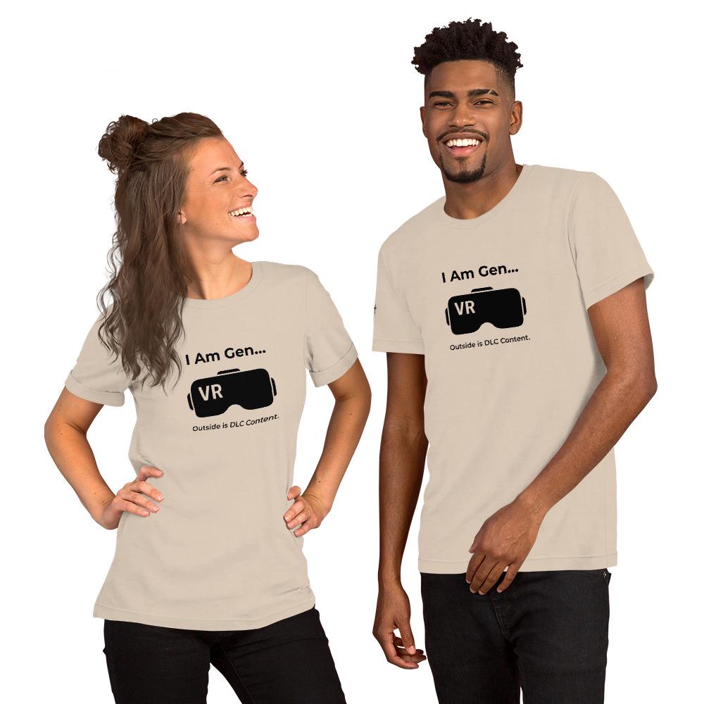 I Am Gen… VR Raised T-Shirt | Gen Alpha Virtual Reality Headset Tee | Digital Native Nostalgia Shirt | Bella Canvas 3001 | Season1+