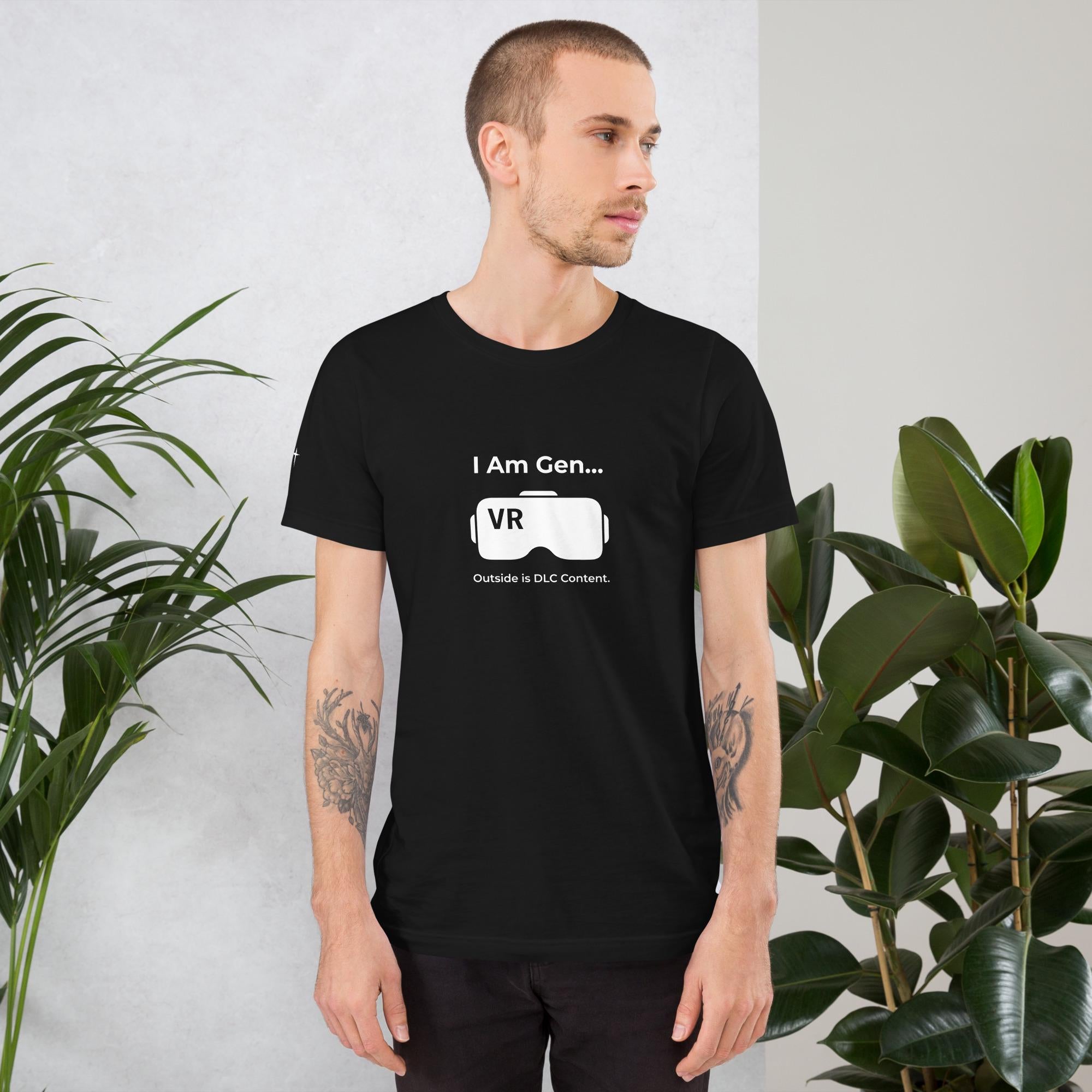 I Am Gen… VR Raised T-Shirt | Gen Alpha Virtual Reality Headset Tee | Digital Native Nostalgia Shirt | Bella Canvas 3001 | Season1+
