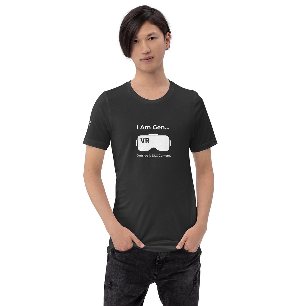 I Am Gen… VR Raised T-Shirt | Gen Alpha Virtual Reality Headset Tee | Digital Native Nostalgia Shirt | Bella Canvas 3001 | Season1+