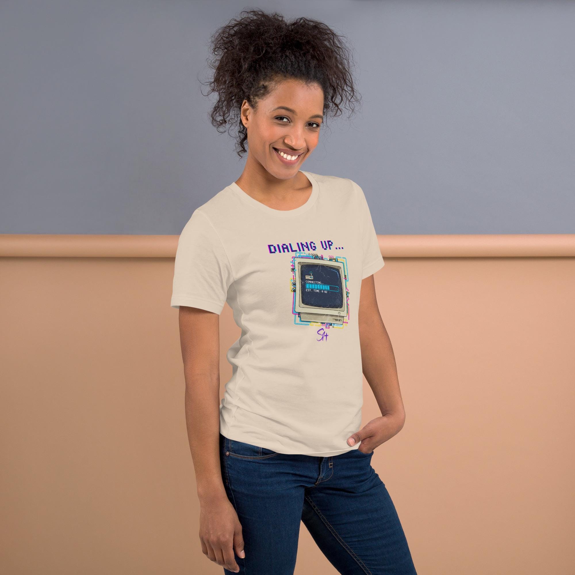 Dial It Down T-Shirt — Retro 90s Desktop Progress Bar Tee | Pixel Tech Graphic | Unisex t-shirt