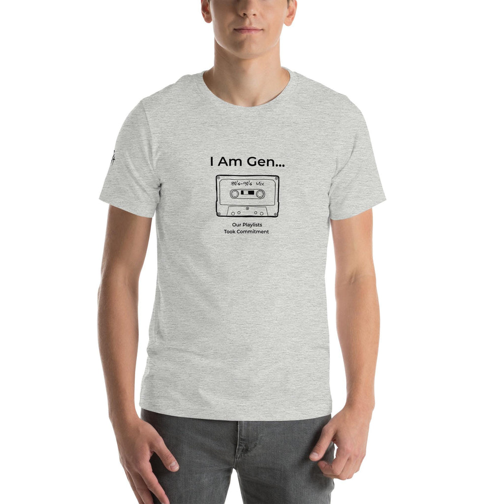 I Am Gen… Mixtape T-Shirt | 80s–90s Cassette Nostalgia Tee | Our Playlists Took Commitment | Bella Canvas 3001 | Season1+