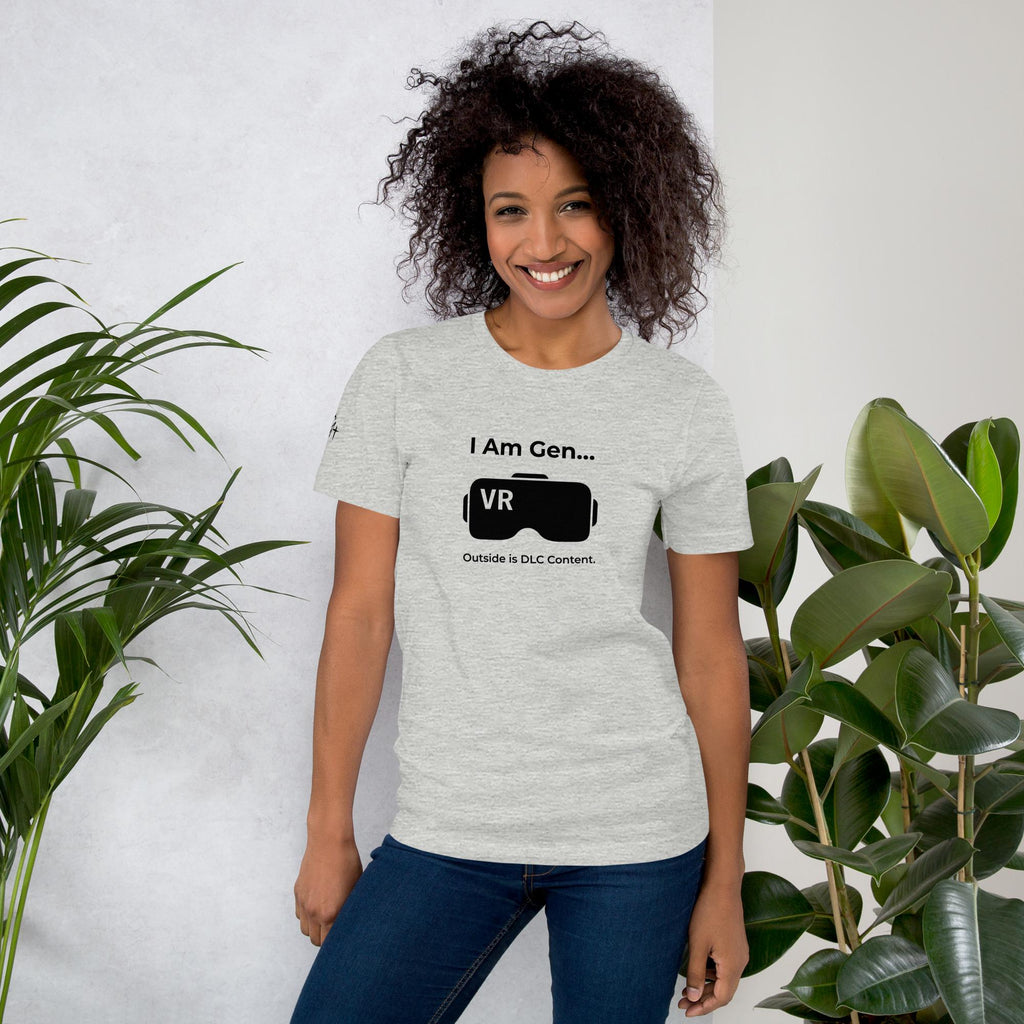 I Am Gen… VR Raised T-Shirt | Gen Alpha Virtual Reality Headset Tee | Digital Native Nostalgia Shirt | Bella Canvas 3001 | Season1+