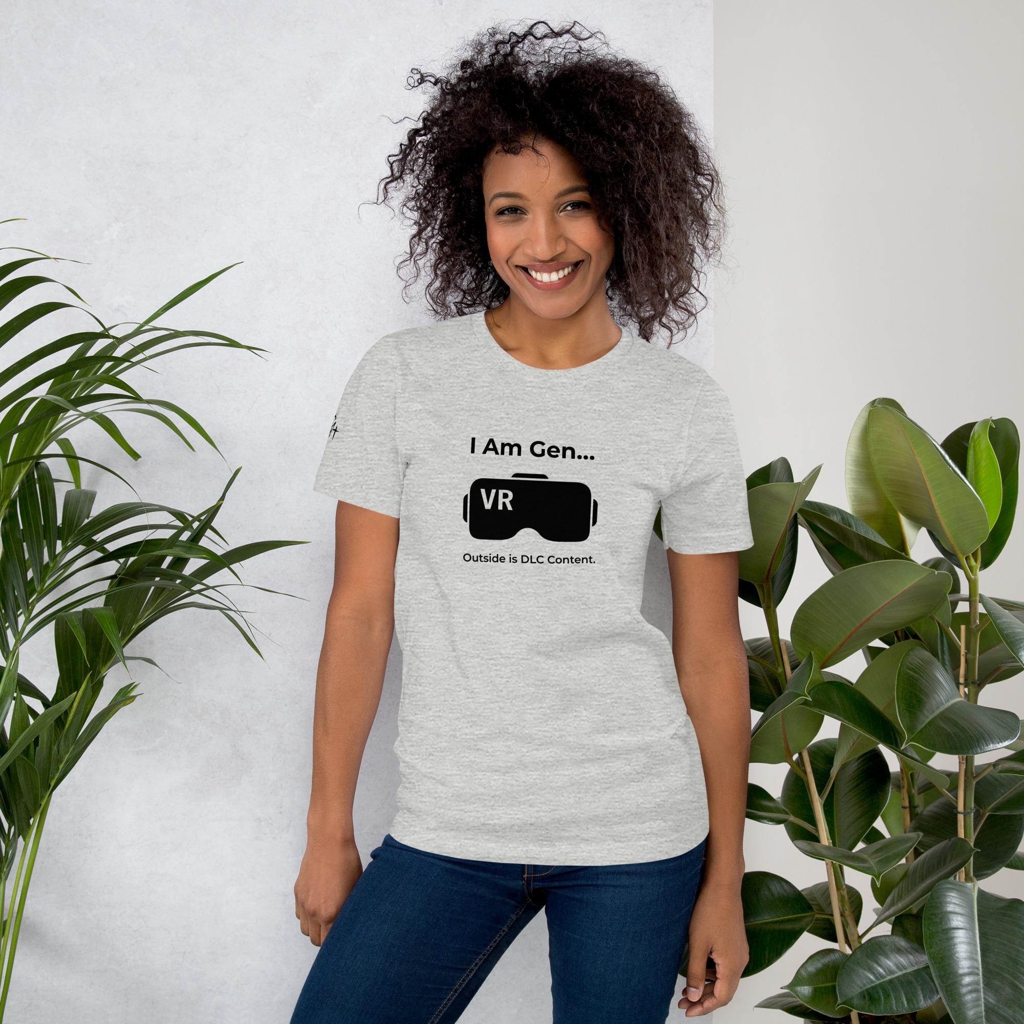 I Am Gen… VR Raised T-Shirt | Gen Alpha Virtual Reality Headset Tee | Digital Native Nostalgia Shirt | Bella Canvas 3001 | Season1+