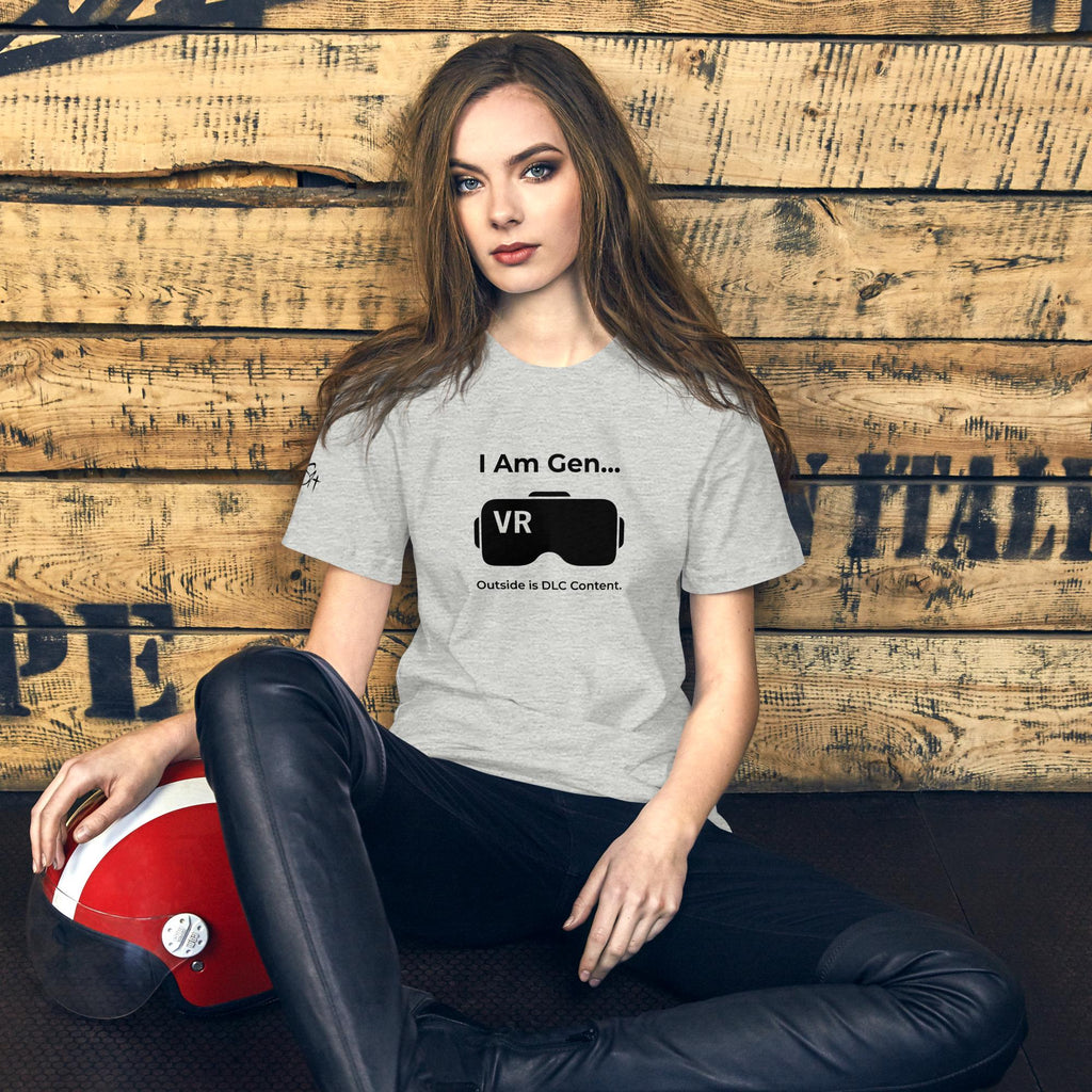 I Am Gen… VR Raised T-Shirt | Gen Alpha Virtual Reality Headset Tee | Digital Native Nostalgia Shirt | Bella Canvas 3001 | Season1+
