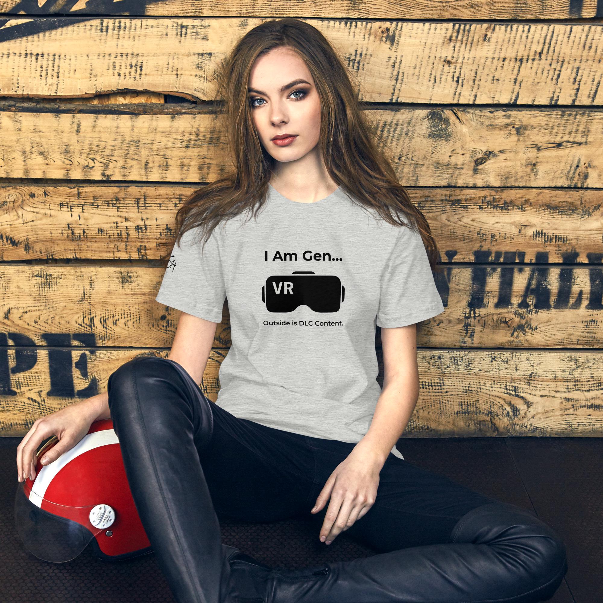 I Am Gen… VR Raised T-Shirt | Gen Alpha Virtual Reality Headset Tee | Digital Native Nostalgia Shirt | Bella Canvas 3001 | Season1+