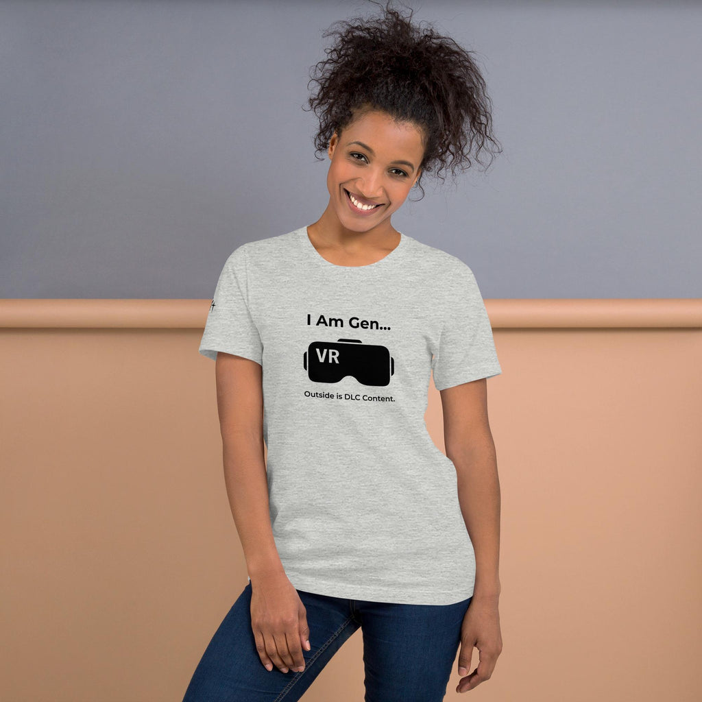I Am Gen… VR Raised T-Shirt | Gen Alpha Virtual Reality Headset Tee | Digital Native Nostalgia Shirt | Bella Canvas 3001 | Season1+